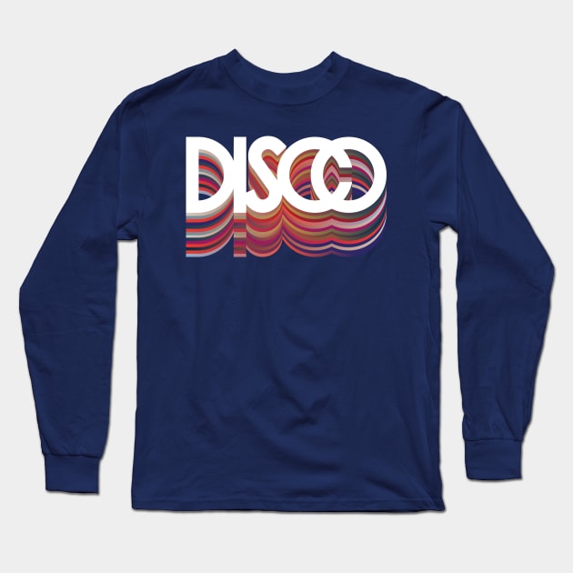 Disco Long Sleeve T-Shirt by 80east Design